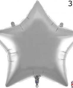 36 inch Silver Star Foil